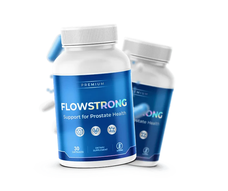 FlowStrong Natural Prostate Support Formula 30 Veggie Capsules GMP USA